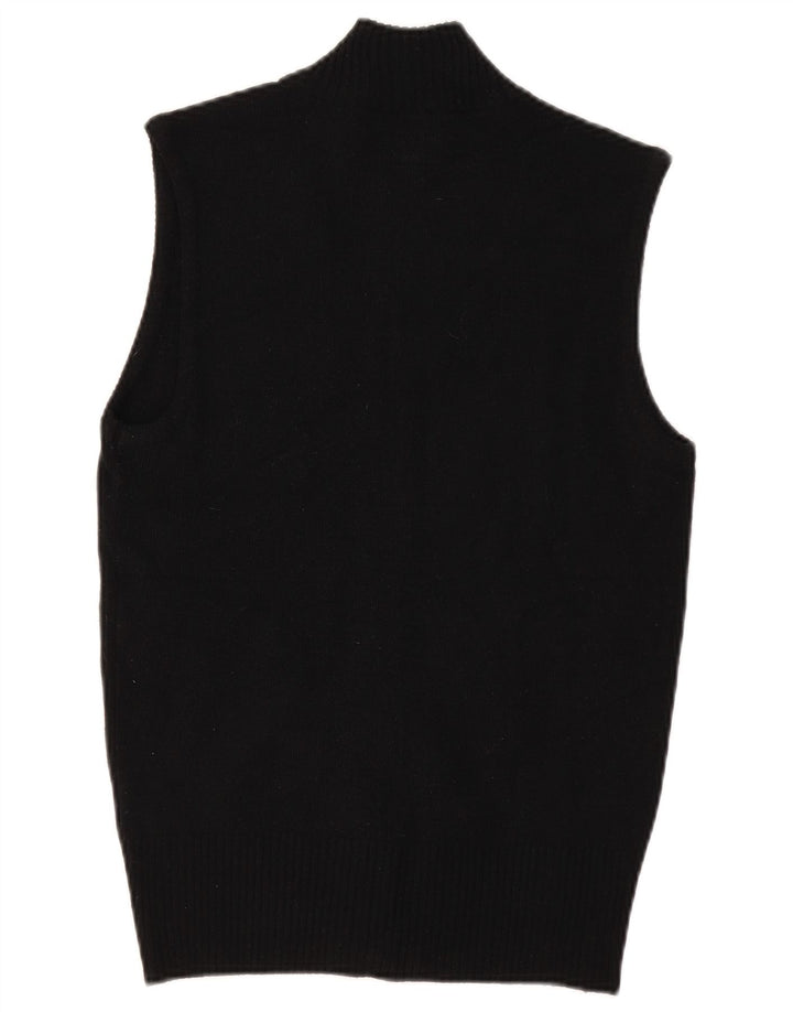 Damski sweter bez rękawów Energie UK 12 Średni czarny akryl