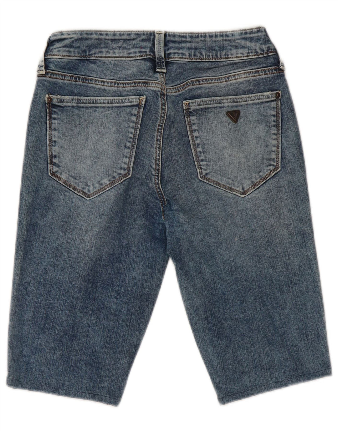 Damskie spodenki jeansowe Guess Mid Rise Skinny W26 Small Blue