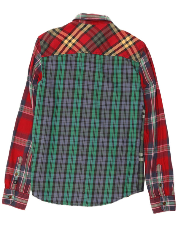 Koszula flanelowa męska Scotch & Soda, średnia, wielokolorowa, bawełniana w kratę