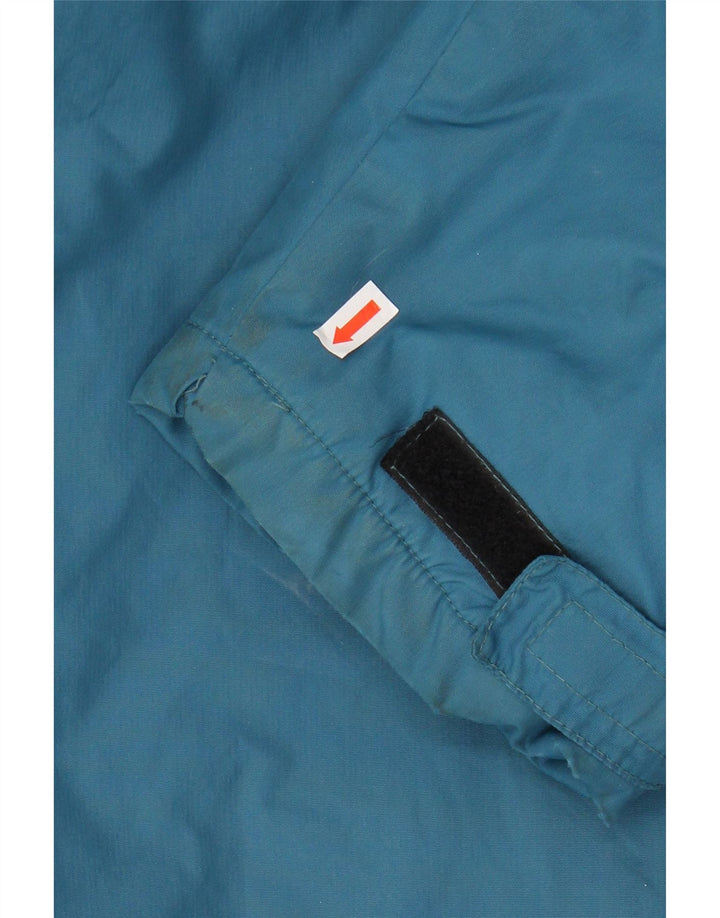 Męska kurtka wiatrówka ASICS UK 42 XL Niebieski poliamid z blokami kolorów