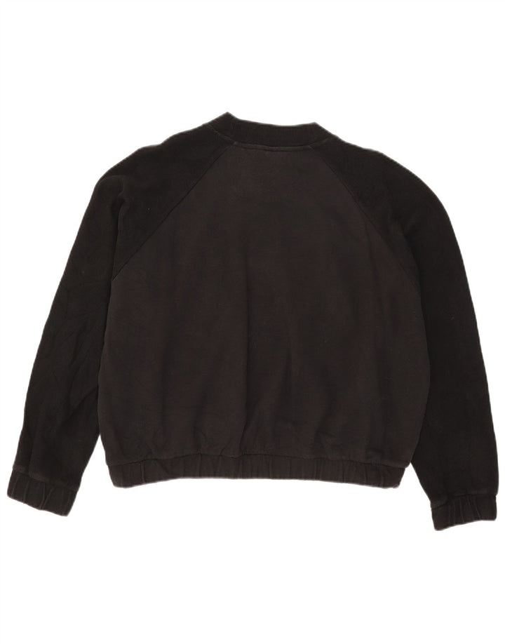 Damska bluza Adidas Crop Jumper UK 14 Medium Black Colorblock