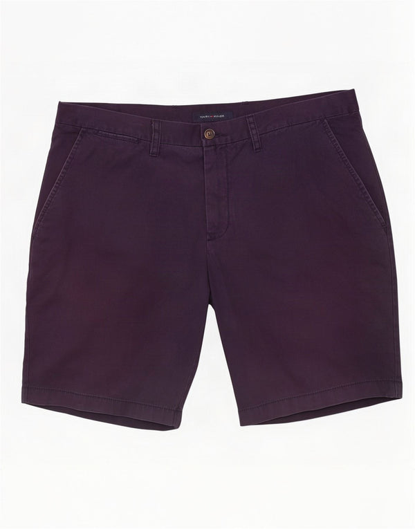 Męskie spodenki chino Tommy Hilfiger W38 XL granatowe, bawełniane