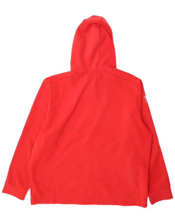 Canterbury Mens Zip Hoodie Sweater 3XL Red Cotton