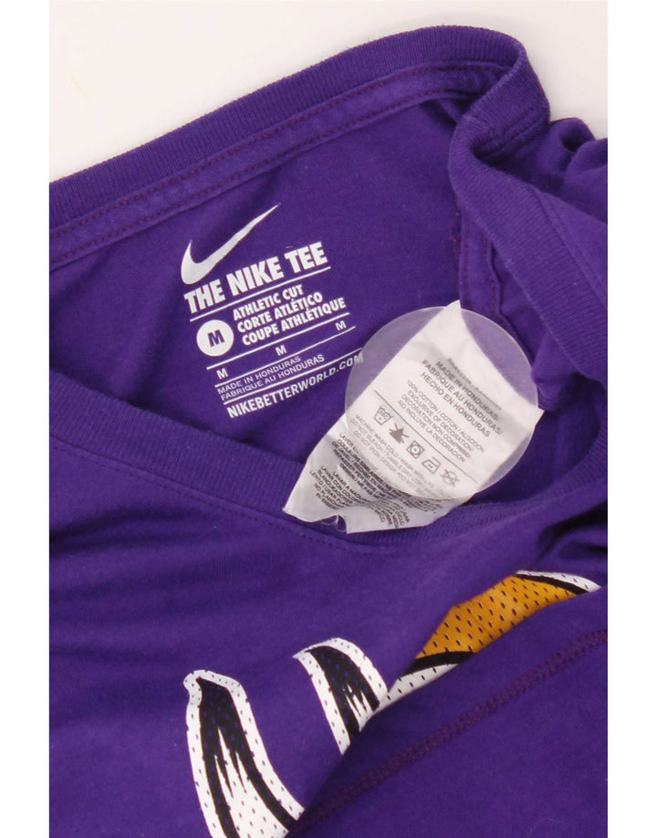 Męska koszulka z grafiką Nike Minnesota Vikings, średnia fioletowa bawełna