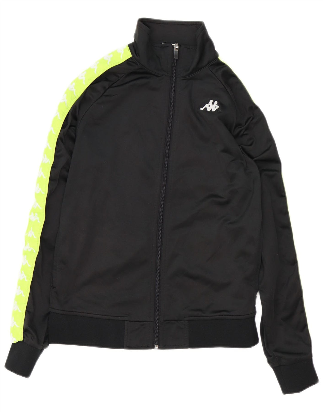 Pełny dres chłopięcy KAPPA z grafiką, 15-16 lat, czarny poliester z blokami kolorów