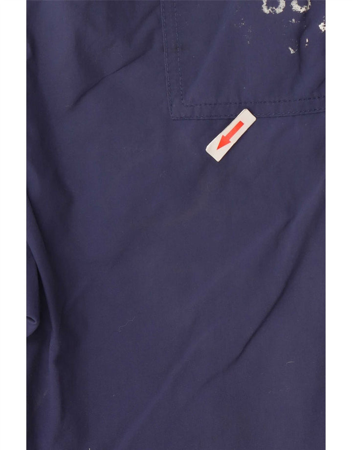 Męskie spodenki kąpielowe Tommy Hilfiger Graphic Cargo, średni kolor granatowy