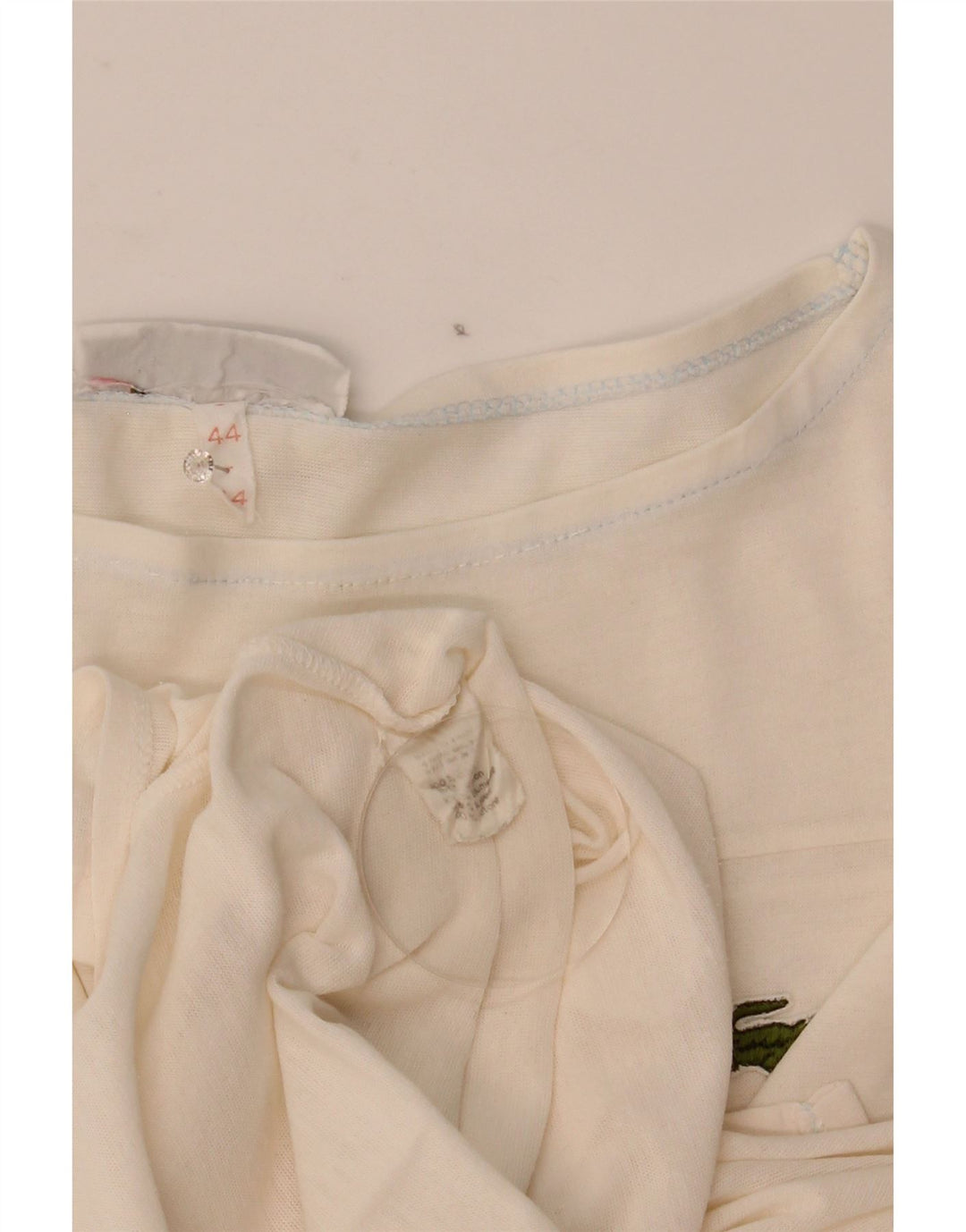 T-shirt damski Lacoste, rozmiar 44, duży, biały, bawełniany