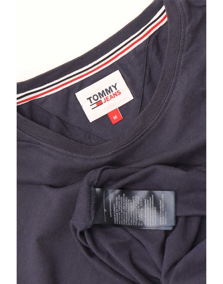 T-shirt męski Tommy Hilfiger Top, średni, granatowy, bawełniany