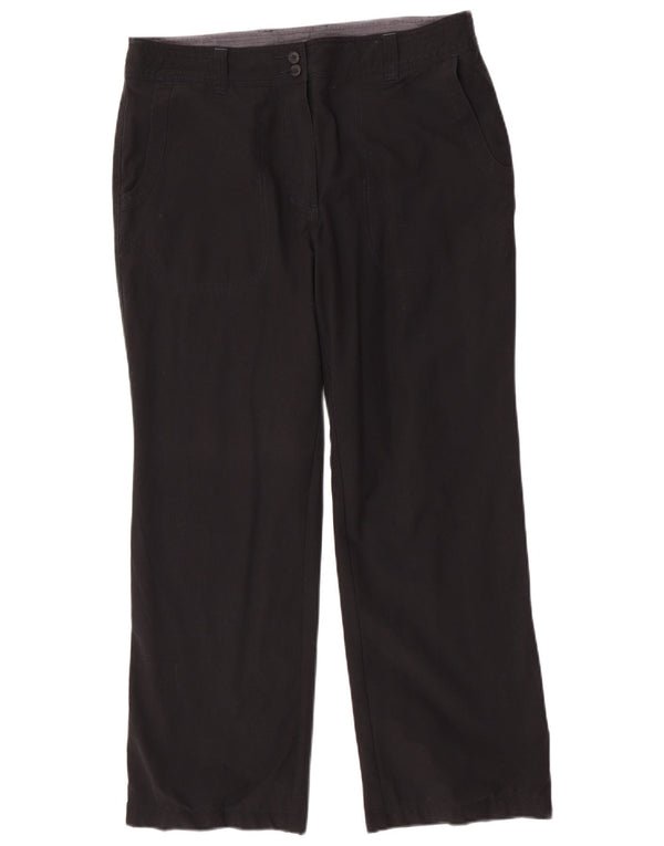 Spodnie damskie Rohan Straight Chino UK 14 Large W34 L29 Czarny poliester