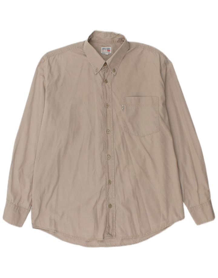 Koszula męska Levi's, średnioszara, bawełniana