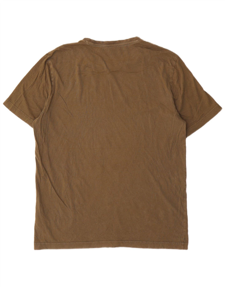 Męski T-shirt Puma z grafiką, duży, zielony, bawełniany