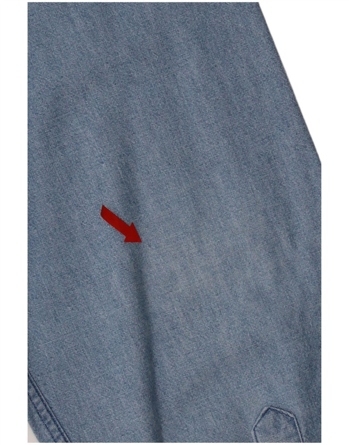 Męska koszula dżinsowa Fay, duża, niebieska, bawełniana