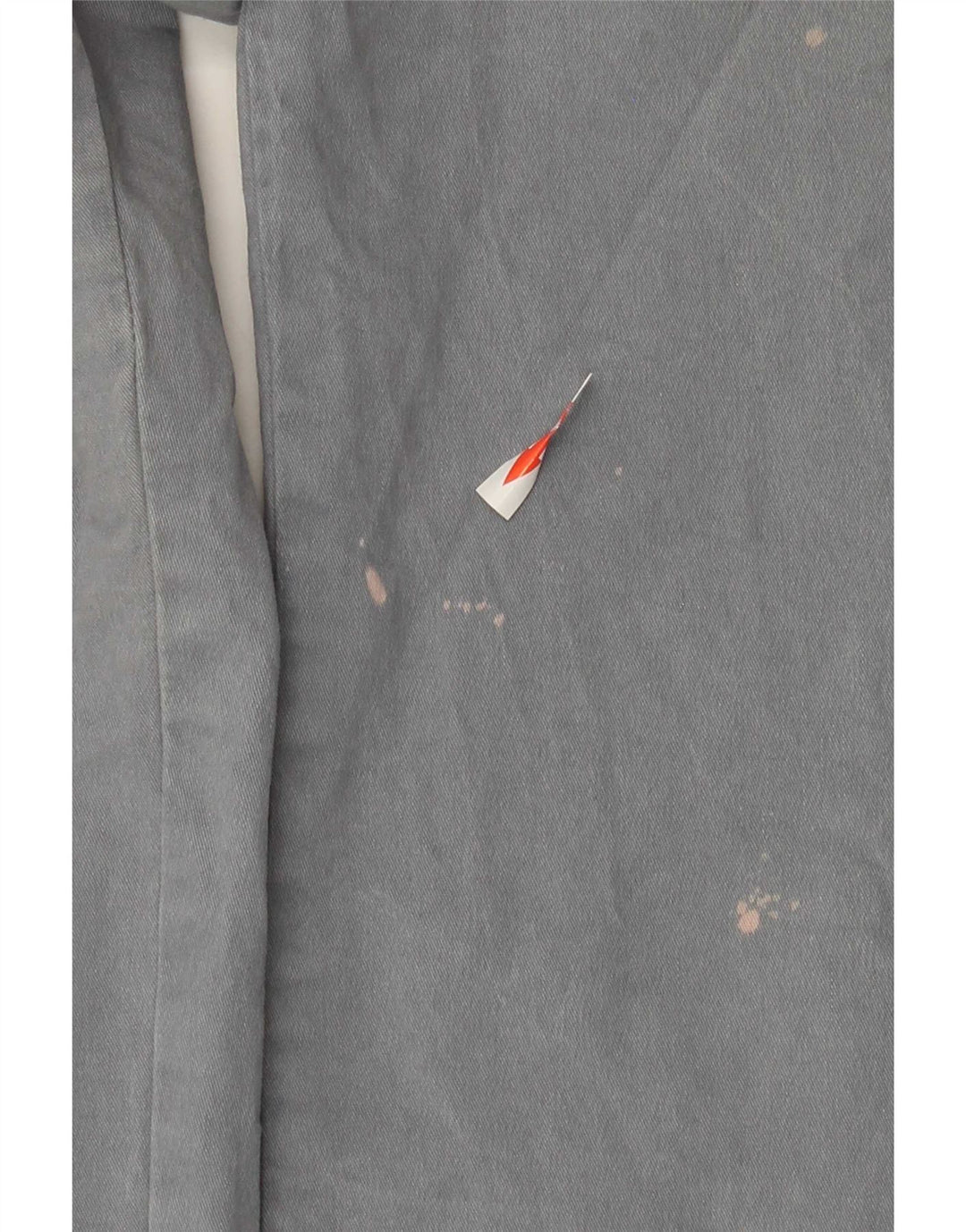 Męskie spodnie typu chino Regular Marks & Spencer W40 L33 Szara bawełna