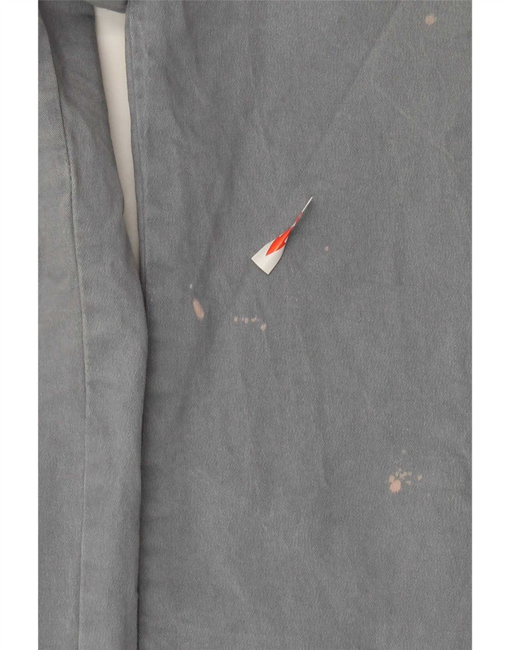 Męskie spodnie typu chino Regular Marks & Spencer W40 L33 Szara bawełna