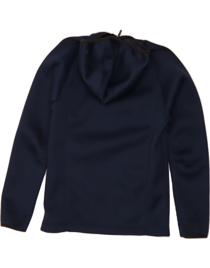 ADIDAS Mens Zip Hoodie Sweater XS Navy Blue Polyester Vintage Adidas and Second-Hand Adidas from Messina Hembry 