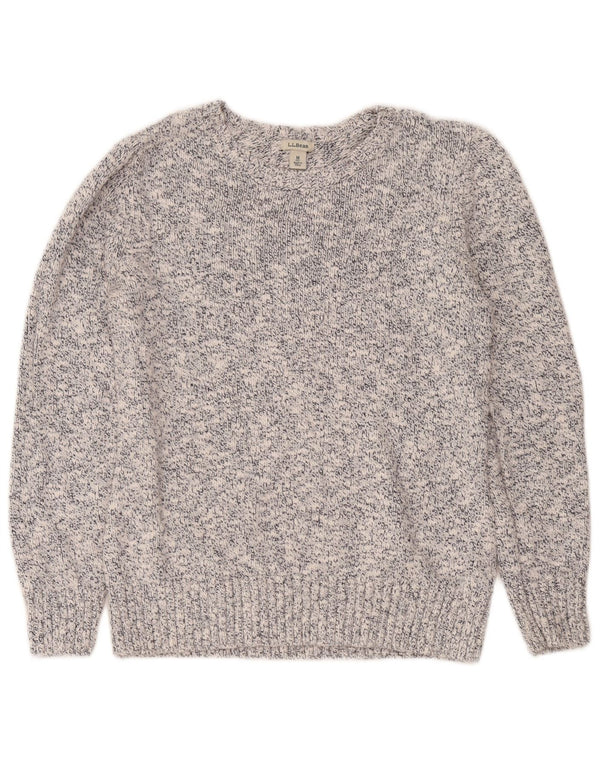 Damski sweter L.L.Bean z dekoltem w łódkę, UK 14, średni granatowy, nakrapiany
