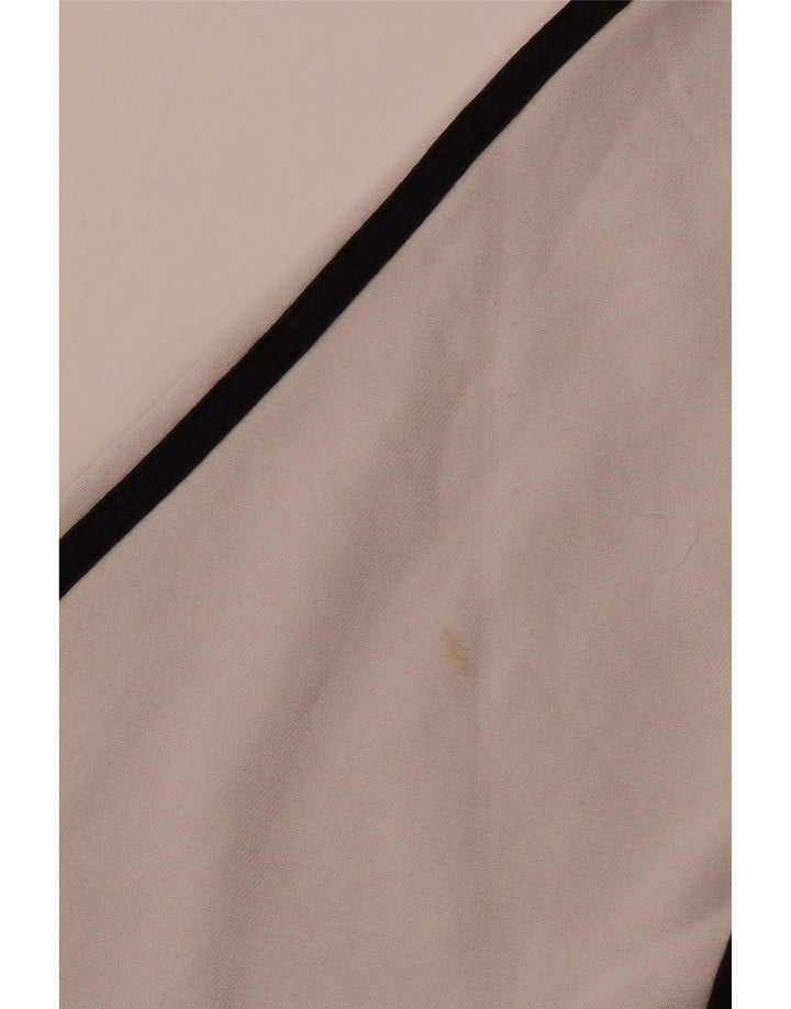 Męski sweter z kapturem ADIDAS z grafiką, duży, czarny, bawełniany z blokami kolorów