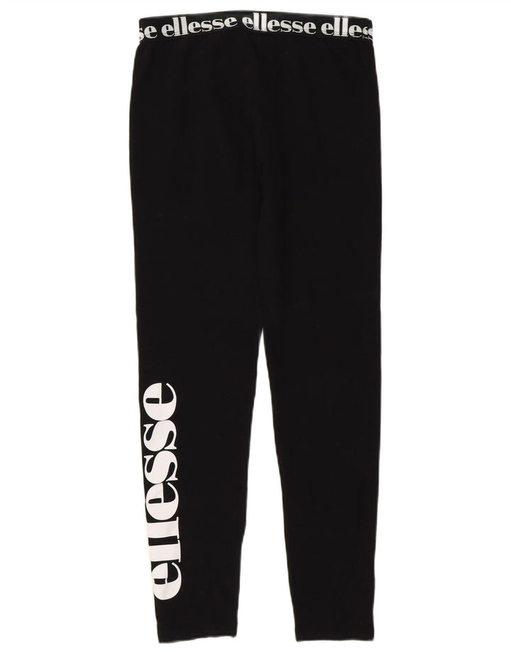 Damskie legginsy graficzne Ellesse UK 4 XS w kolorze czarnym