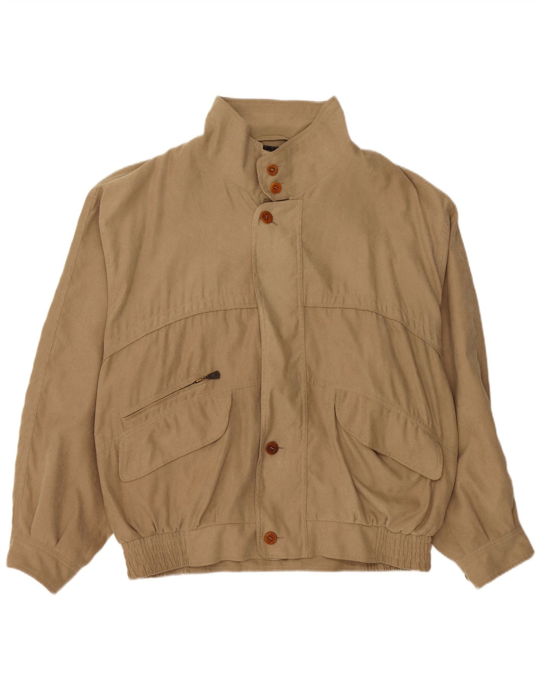 Męska kurtka bomber LORD UK 42 XL, beżowy poliester