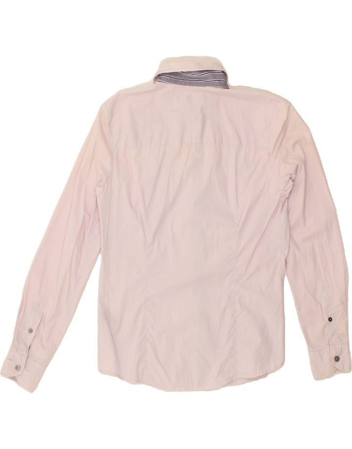 NORTH SAILS Womens Graphic Shirt UK 14 Medium Purple Cotton Vintage North Sails and Second-Hand North Sails from Messina Hembry 