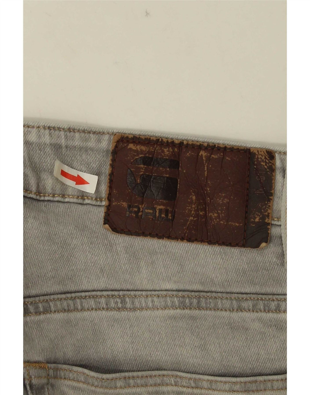 Męskie spodenki jeansowe G-Star 3301 W32 Średni szary