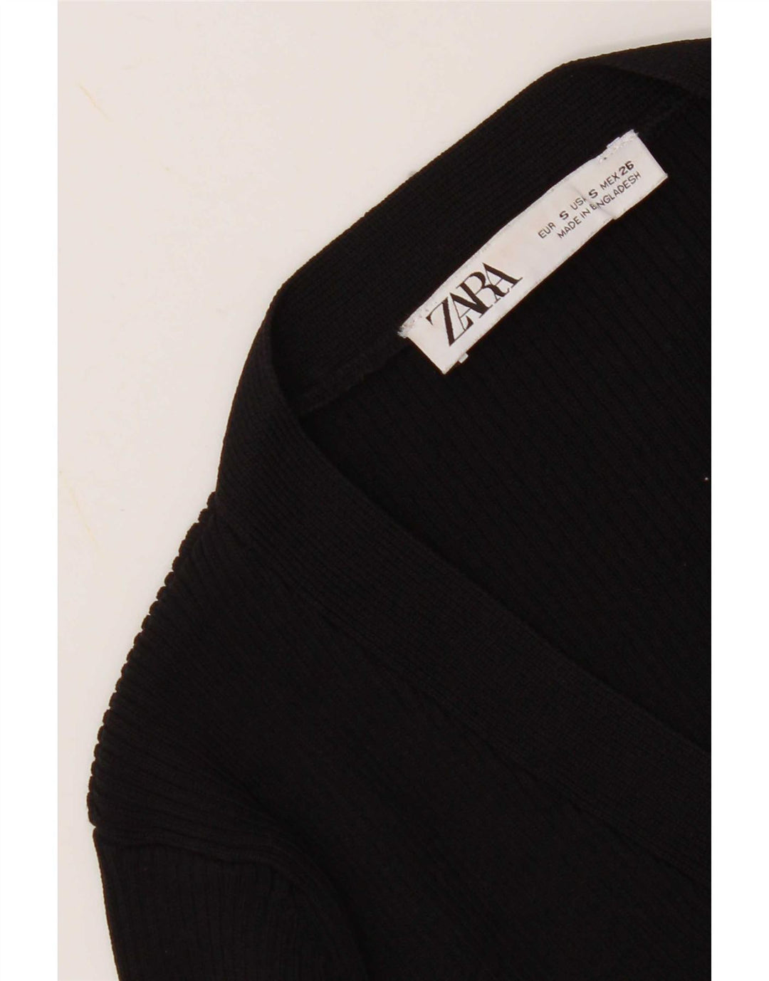 Sweter damski Zara Crop Cardigan UK 8 Small Black