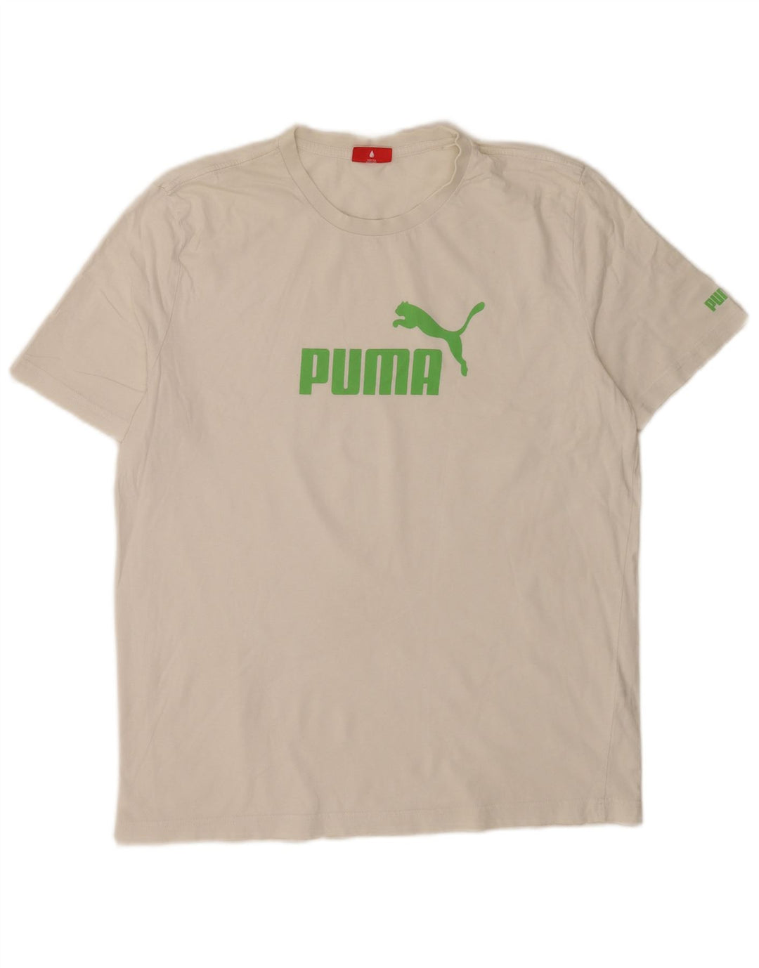 Męski T-shirt Puma z grafiką, duży, biały