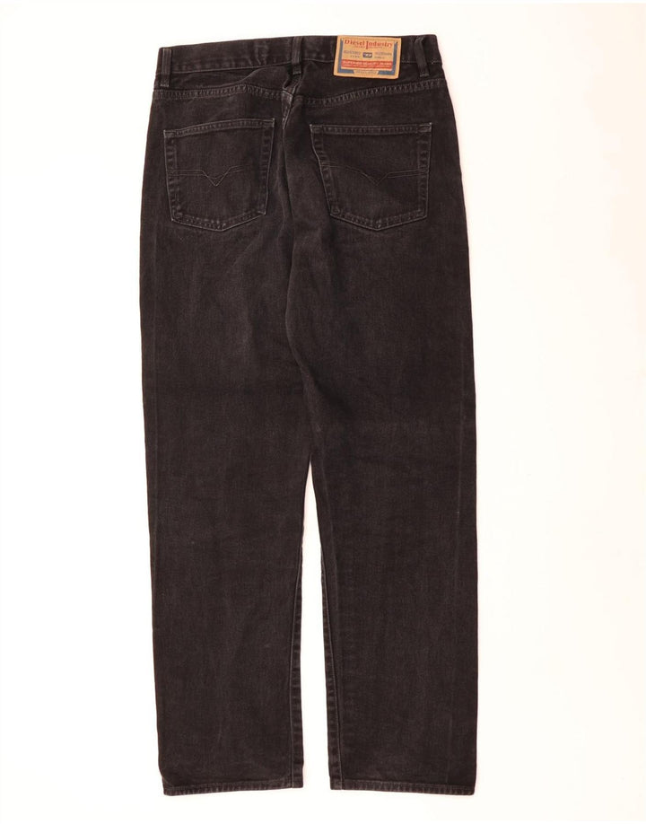 Diesel Męskie Proste Dżinsy W34 L31 Czarne Bawełniane