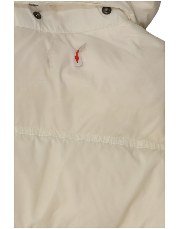 Wyściełana kurtka męska z kapturem Scotch & Soda Amsterdam Couture UK 40, duża, biała