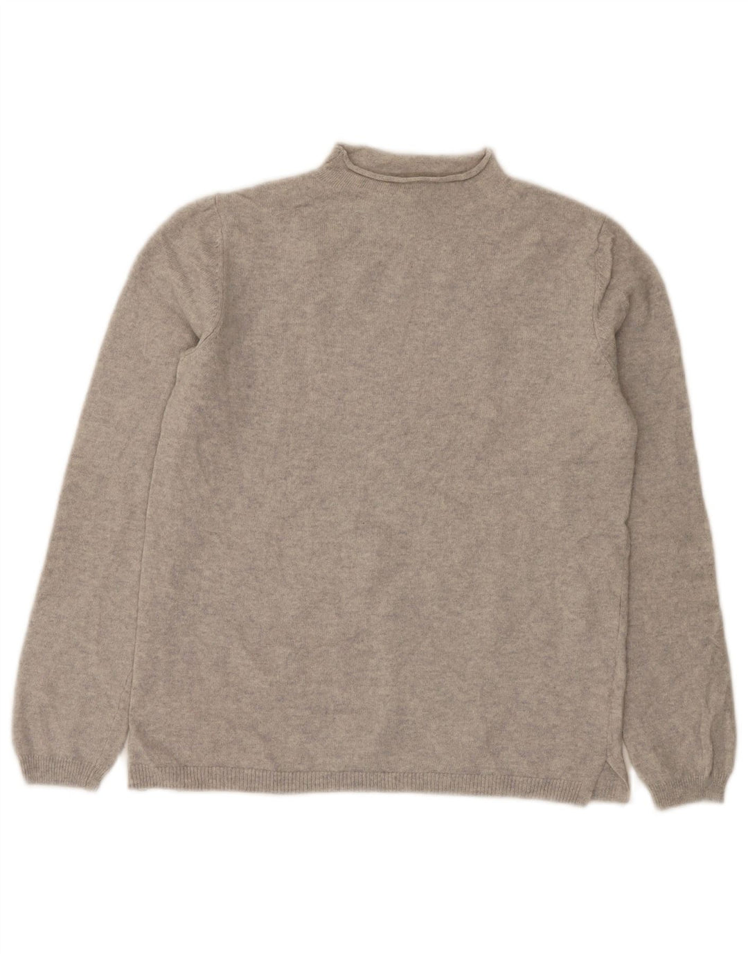 Sweter damski Massimo Dutti z golfem UK 10 Small, szara wełna
