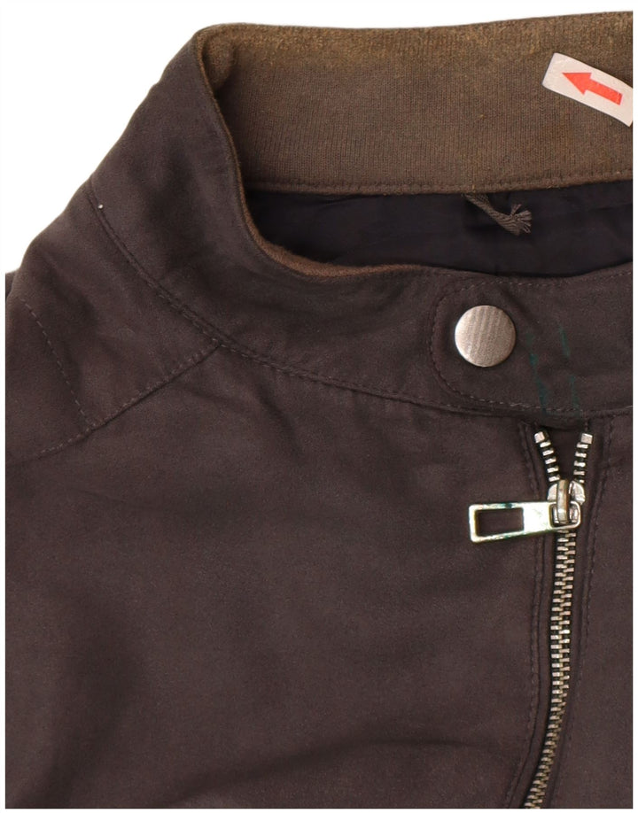 Męska kurtka bomber Marks & Spencer UK 46 3XL, szary poliester