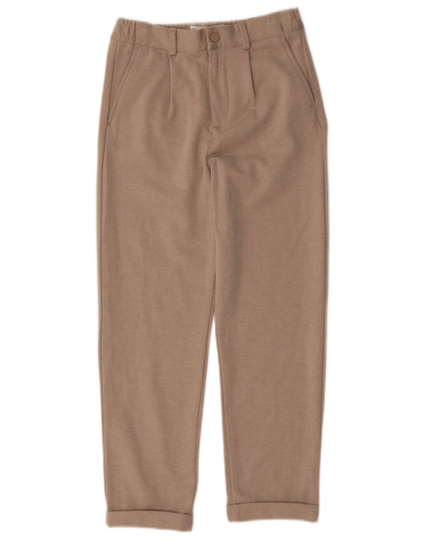 Spodnie chino chłopięce Zara 9-10 lat W26 L23 beżowy poliester