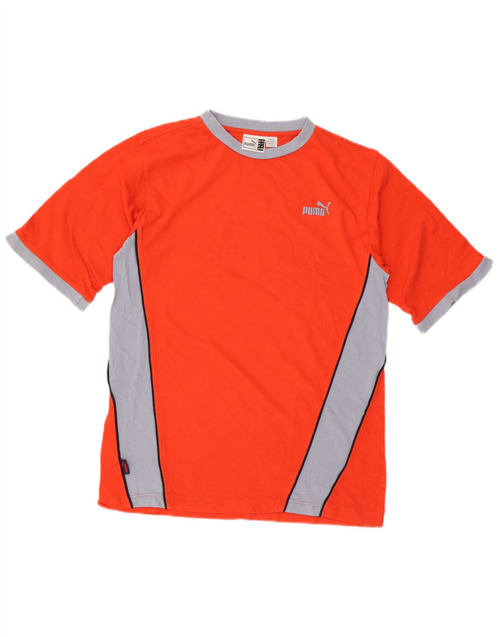 T-shirt chłopięcy Puma 15-16 lat, pomarańczowy, blok kolorów
