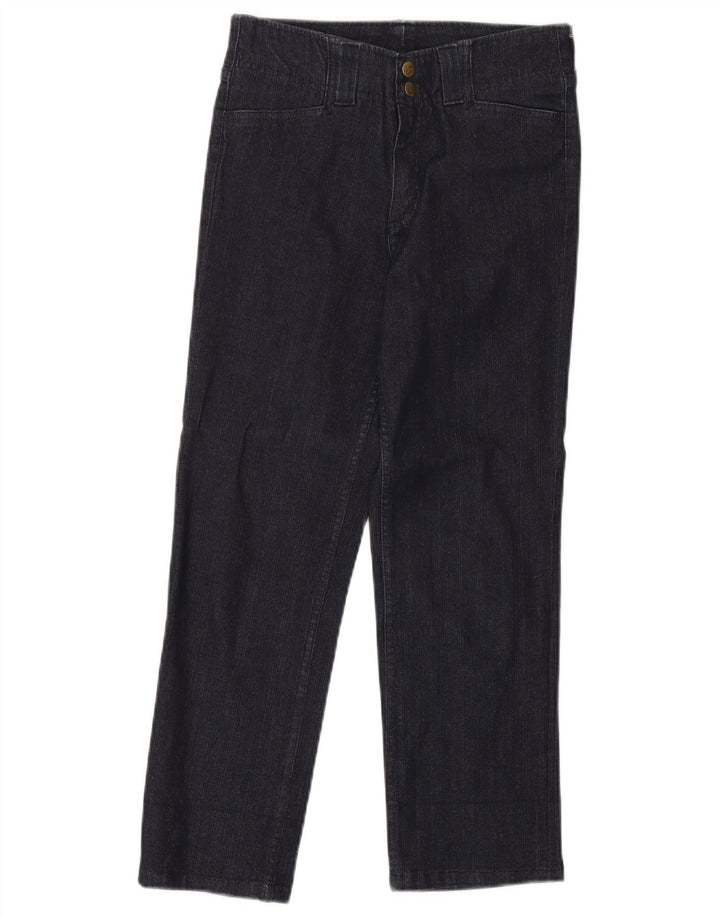 Damskie jeansy Lee Cropped W28 L24 granatowe