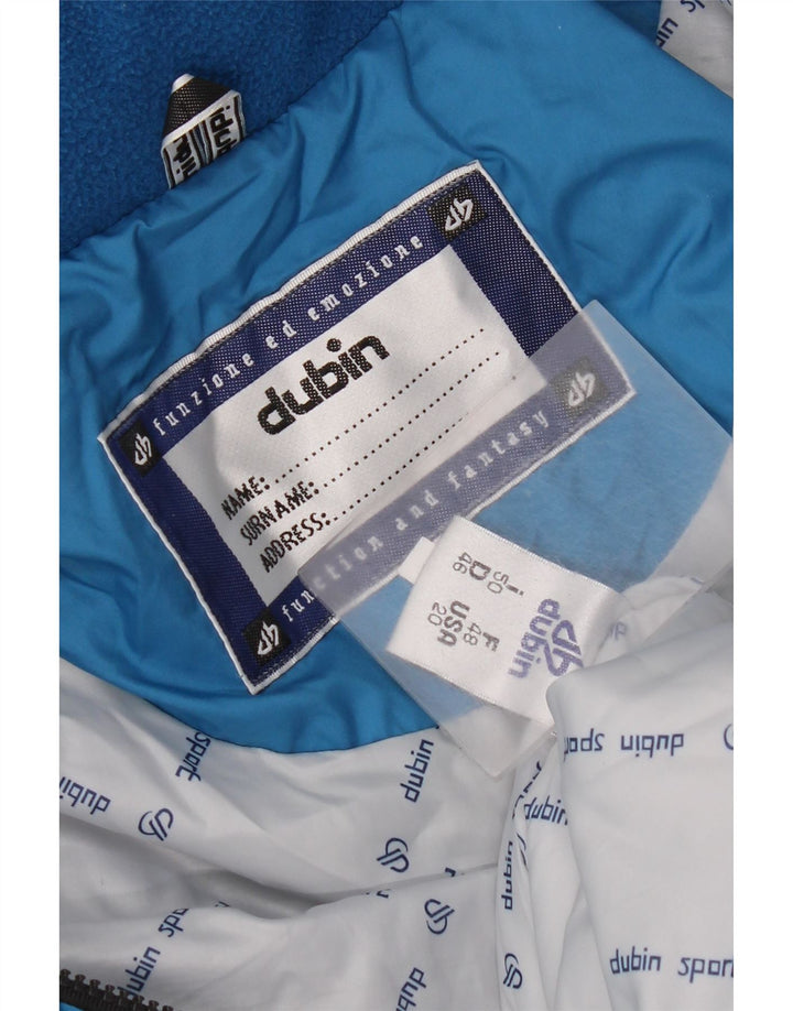 Męski kombinezon narciarski z kapturem Dubin IT 50, poliester w kolorze średnioniebieskim