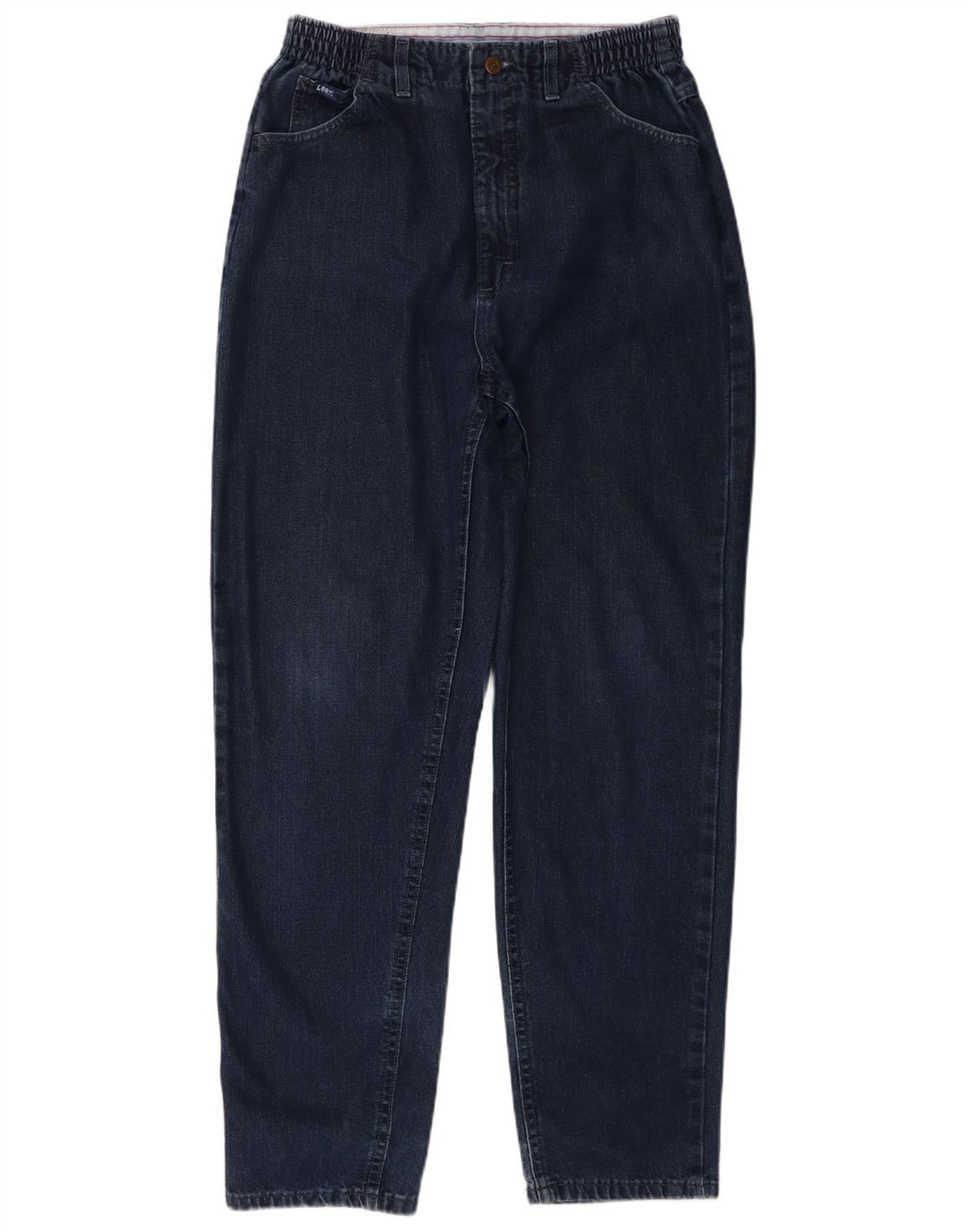 Damskie jeansy Lee Tapered W30 L30 granatowe