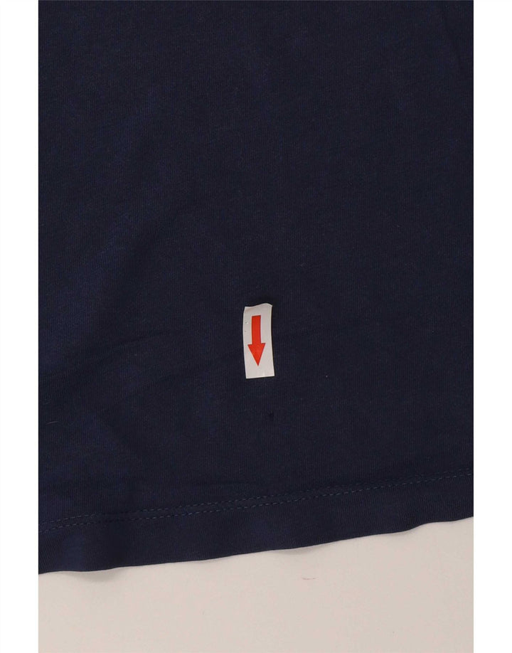 T-shirt męski Nike, duży, granatowy, bawełniany
