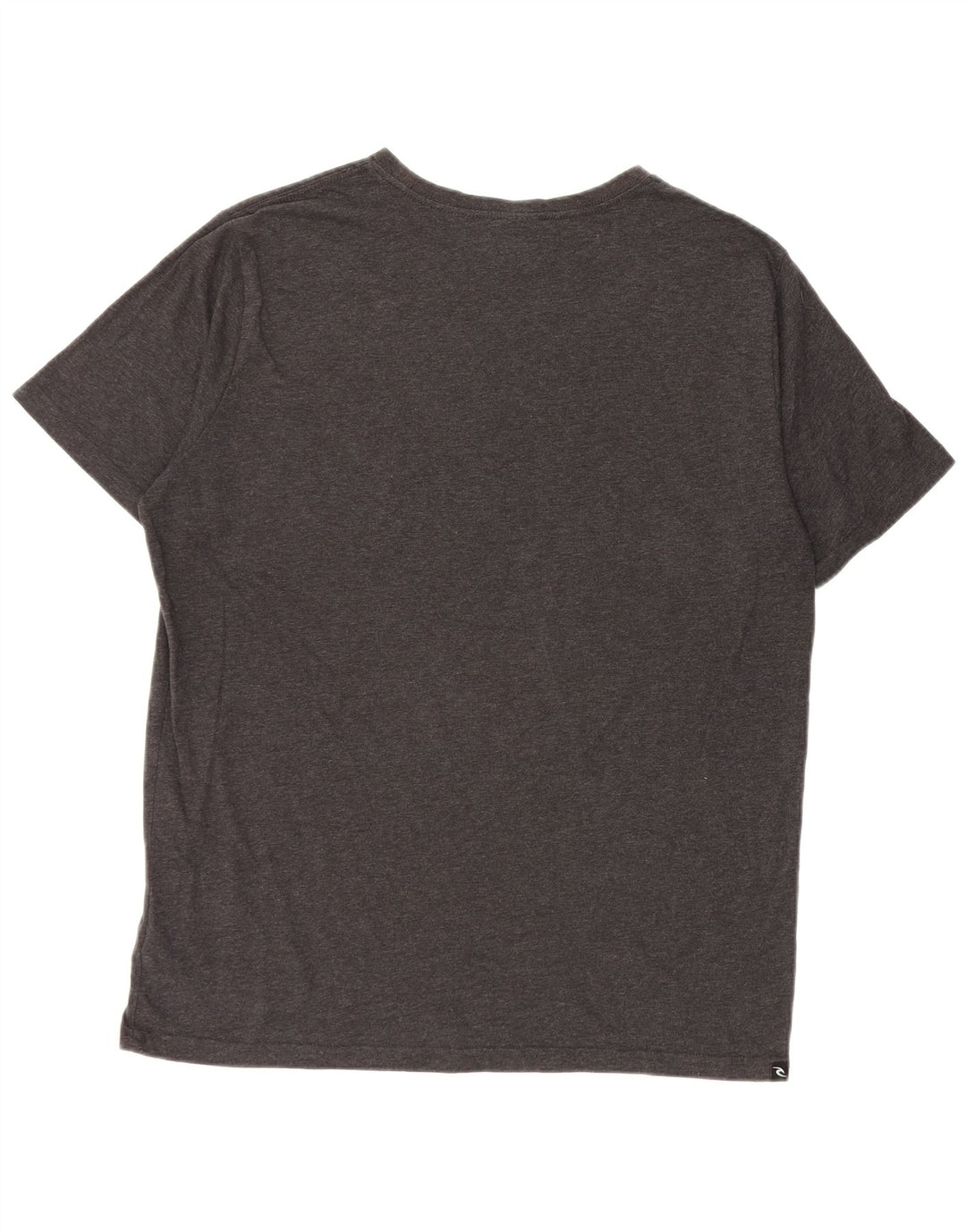 Męski T-shirt RIP CURL o standardowym kroju, duży, szary, bawełniany