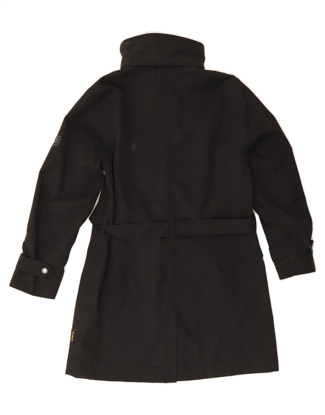 JACK WOLFSKIN Womens Windbreaker Coat UK 8/10 Small Black Polyester Vintage Jack Wolfskin and Second-Hand Jack Wolfskin from Messina Hembry 