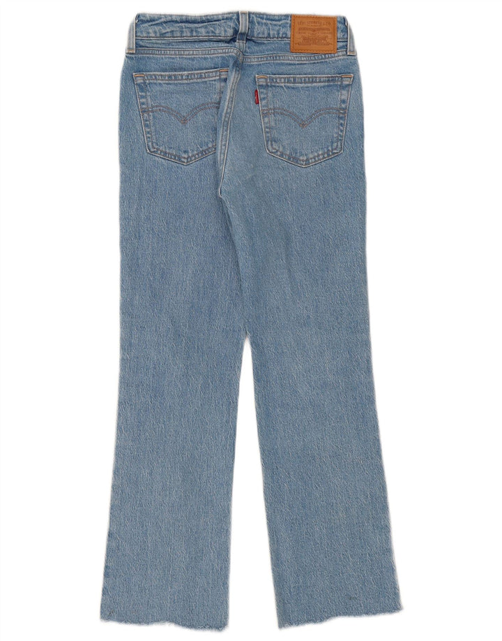Damskie dżinsy Levi's Bootcut W24 L26 niebieska bawełna