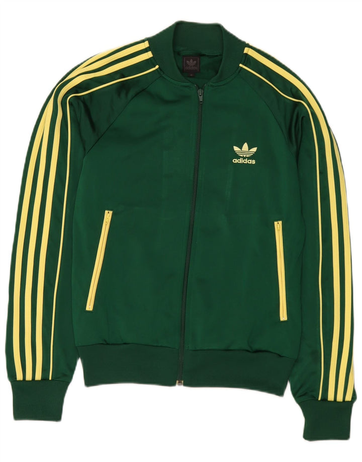 Adidas Męska bluza dresowa XS Zielony poliester