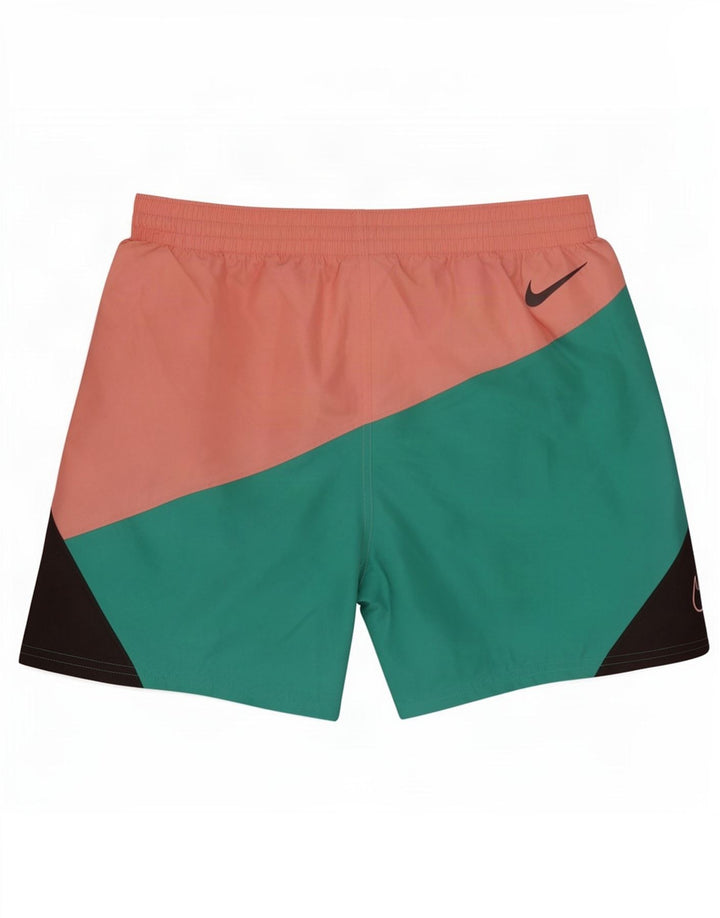 Męskie spodenki kąpielowe Nike Graphic, średnie, wielokolorowe, z blokami kolorów