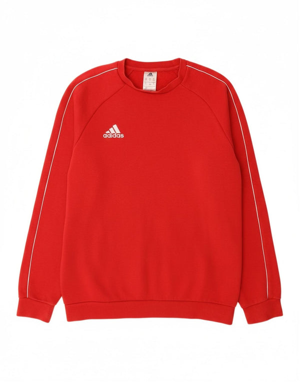 Bluza chłopięca ADIDAS 15-16 lat, czerwona, bawełniana