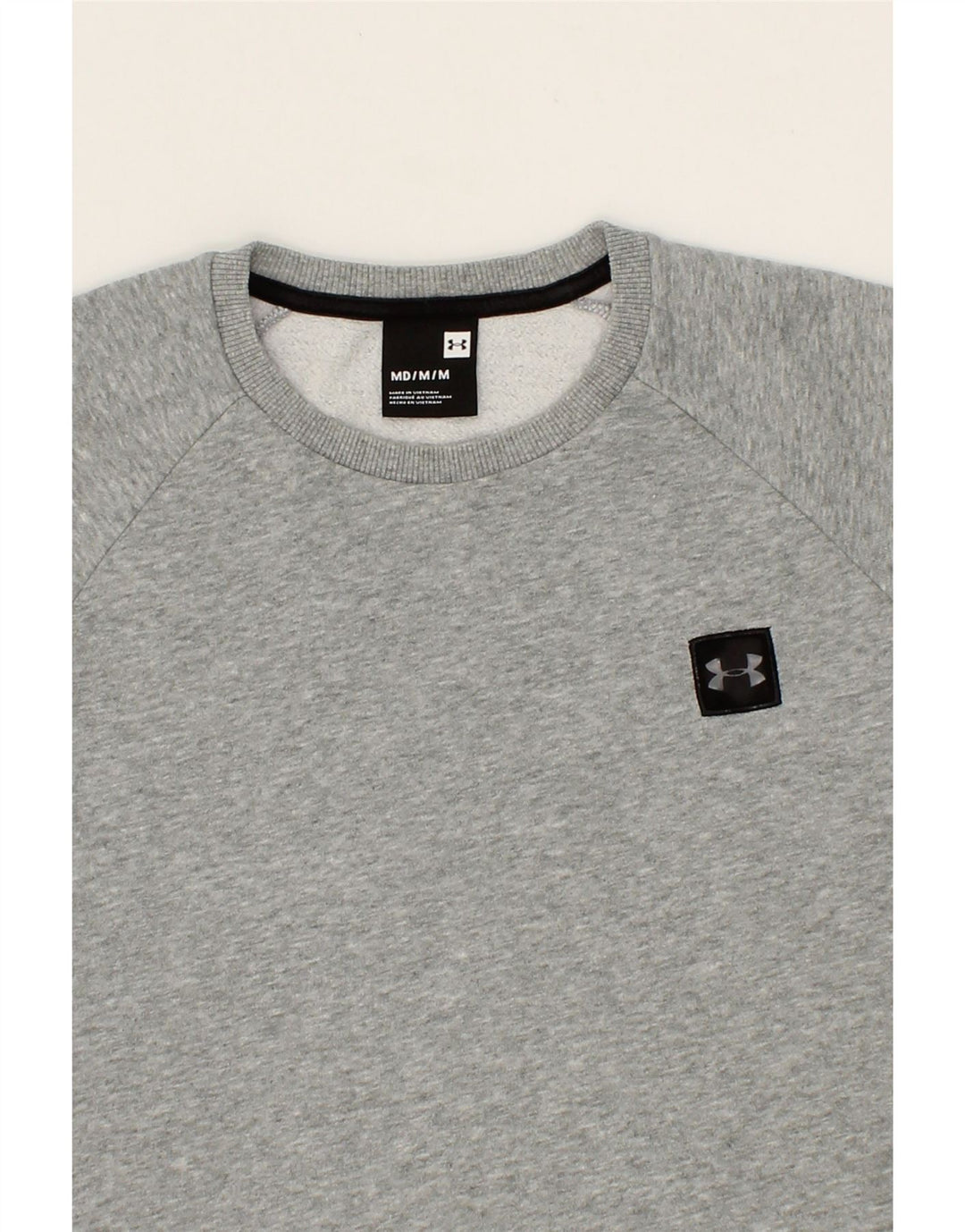 UNDER ARMOUR Mens Sweatshirt Jumper Medium Grey Cotton Vintage Under Armour and Second-Hand Under Armour from Messina Hembry 