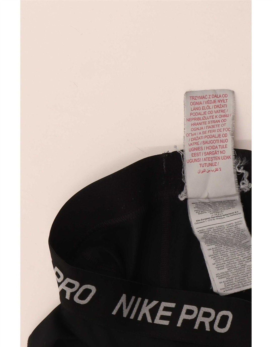 Chłopięce legginsy z grafiką Nike 9-10 lat, czarny poliester