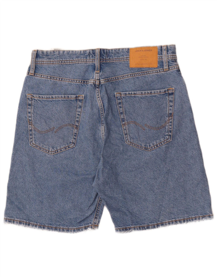 Męskie spodenki jeansowe Jack & Jones, średnie W32, niebieskie, bawełniane