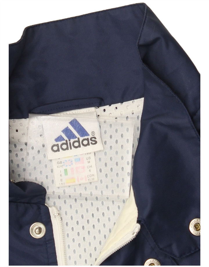 Męska kurtka wiatrówka ADIDAS UK 40/42 w kolorze średniego granatu