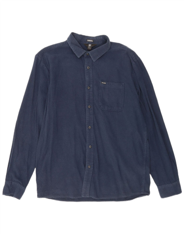 Koszula męska Volcom Classic Fit XL, granatowa, bawełniana