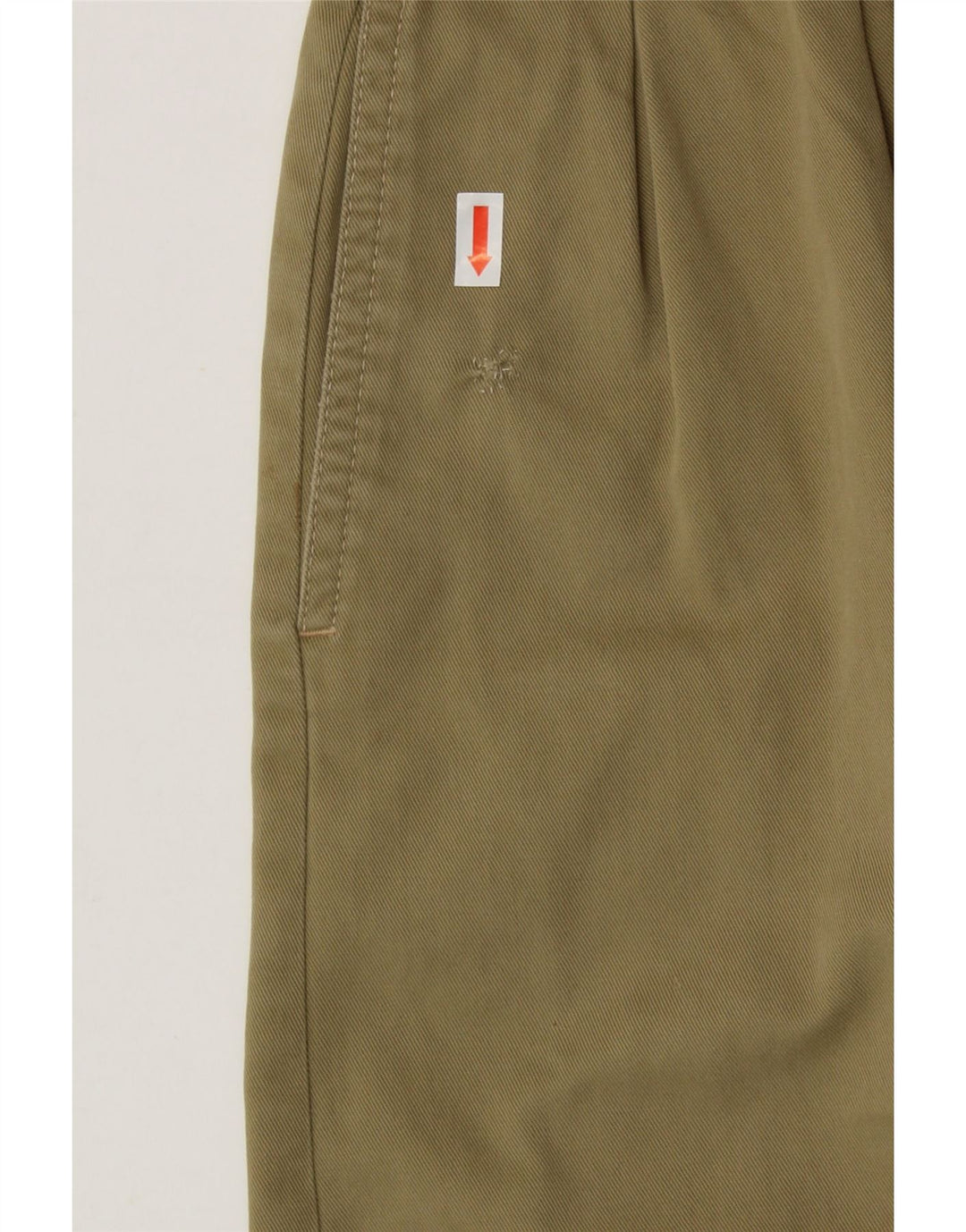 Damskie bermudy w stylu VINTAGE Cullotes W24 XS, bawełna khaki