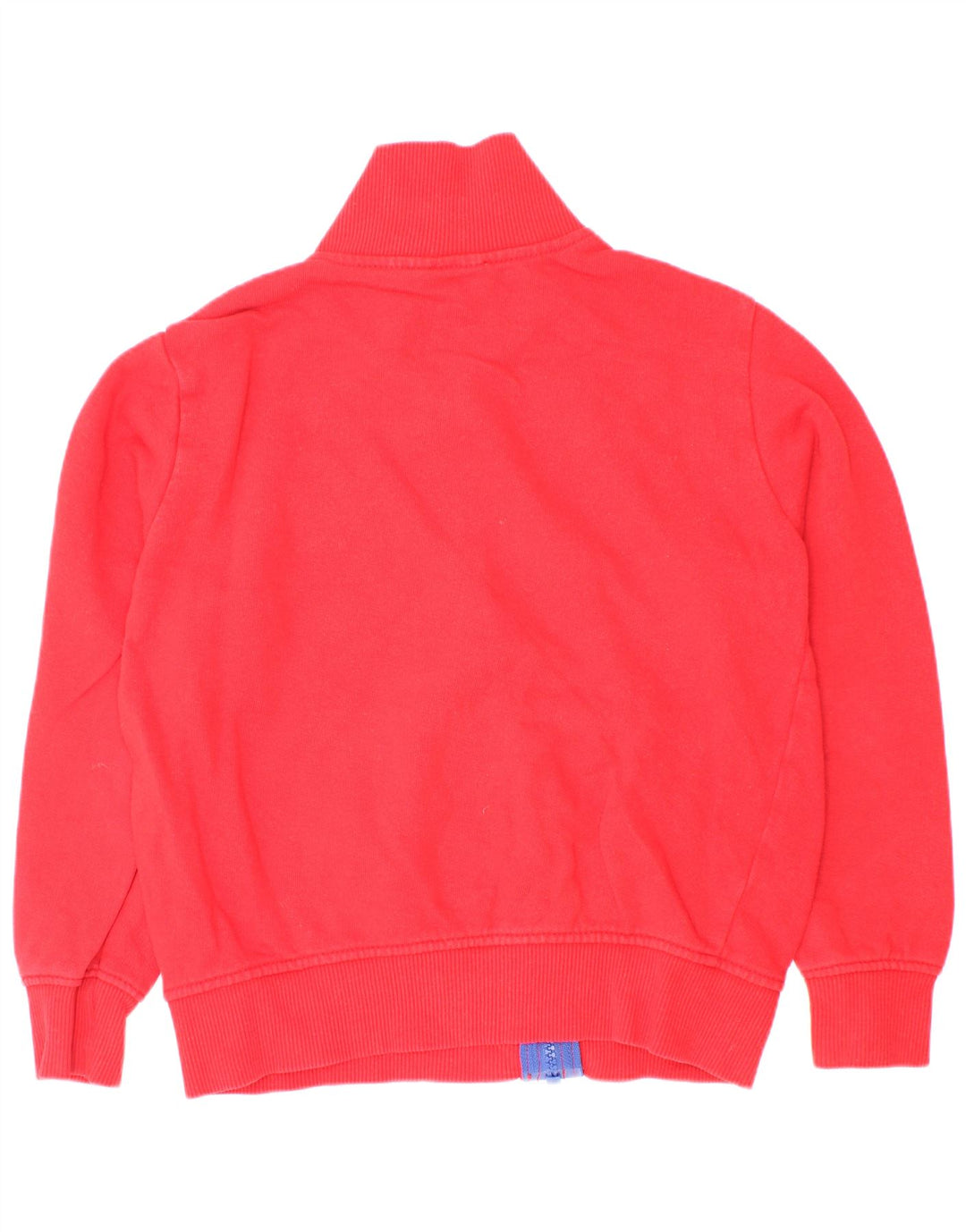 Kurtka dresowa chłopięca Benetton z grafiką, mała, czerwona, bawełniana, 6-7 lat